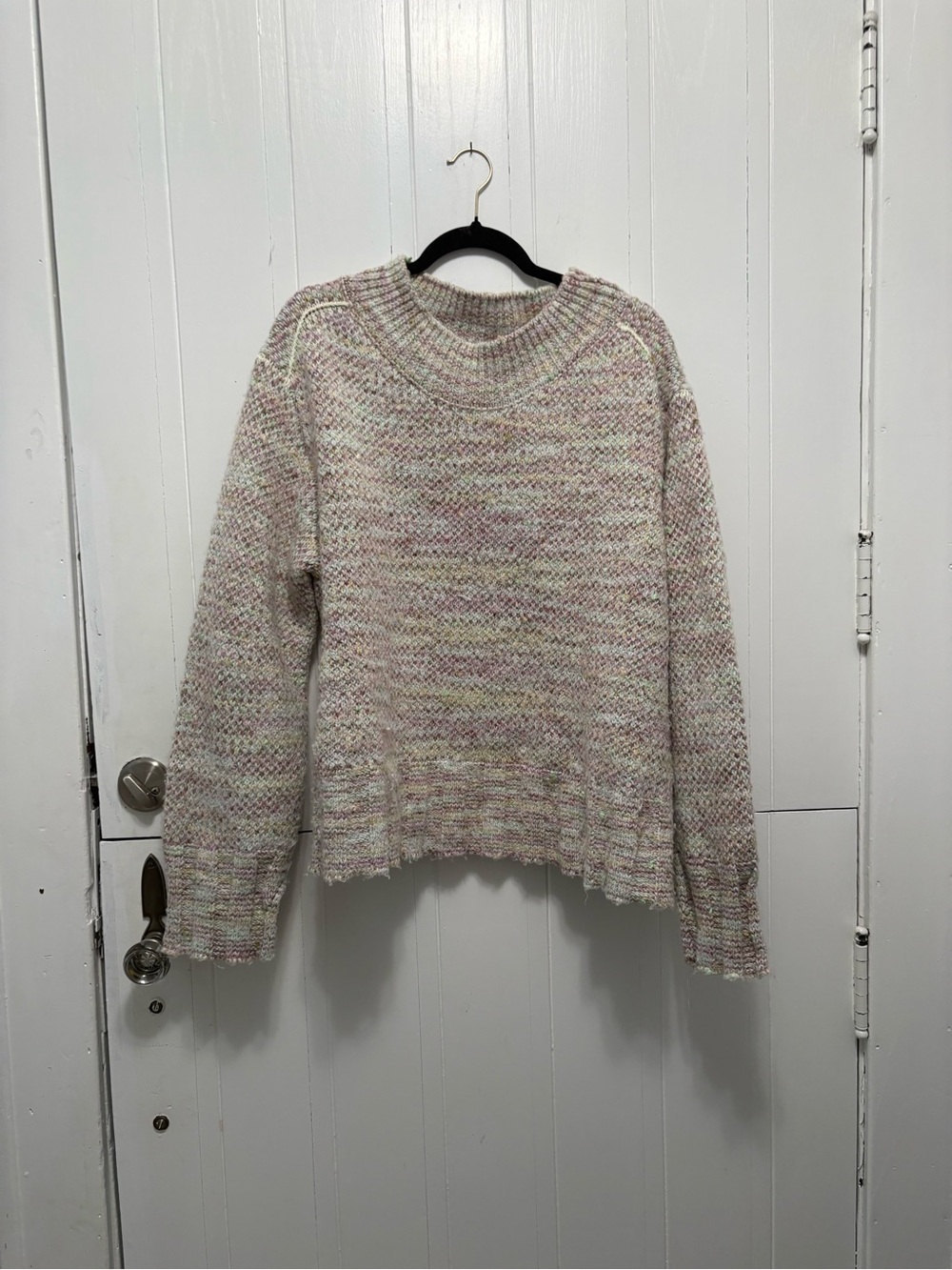 Free People Cozy Multicolor Knit Sweater